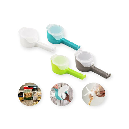 Snap and Seal Snack Clips – Keep Food Fresh and Secure for Snacks, Grains and More